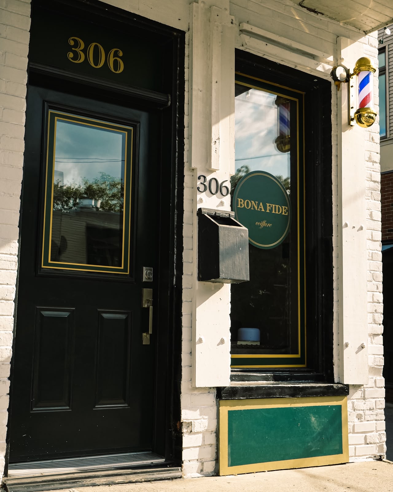 Bona Fide Coiffure storefront at 306 Lakeshore Road