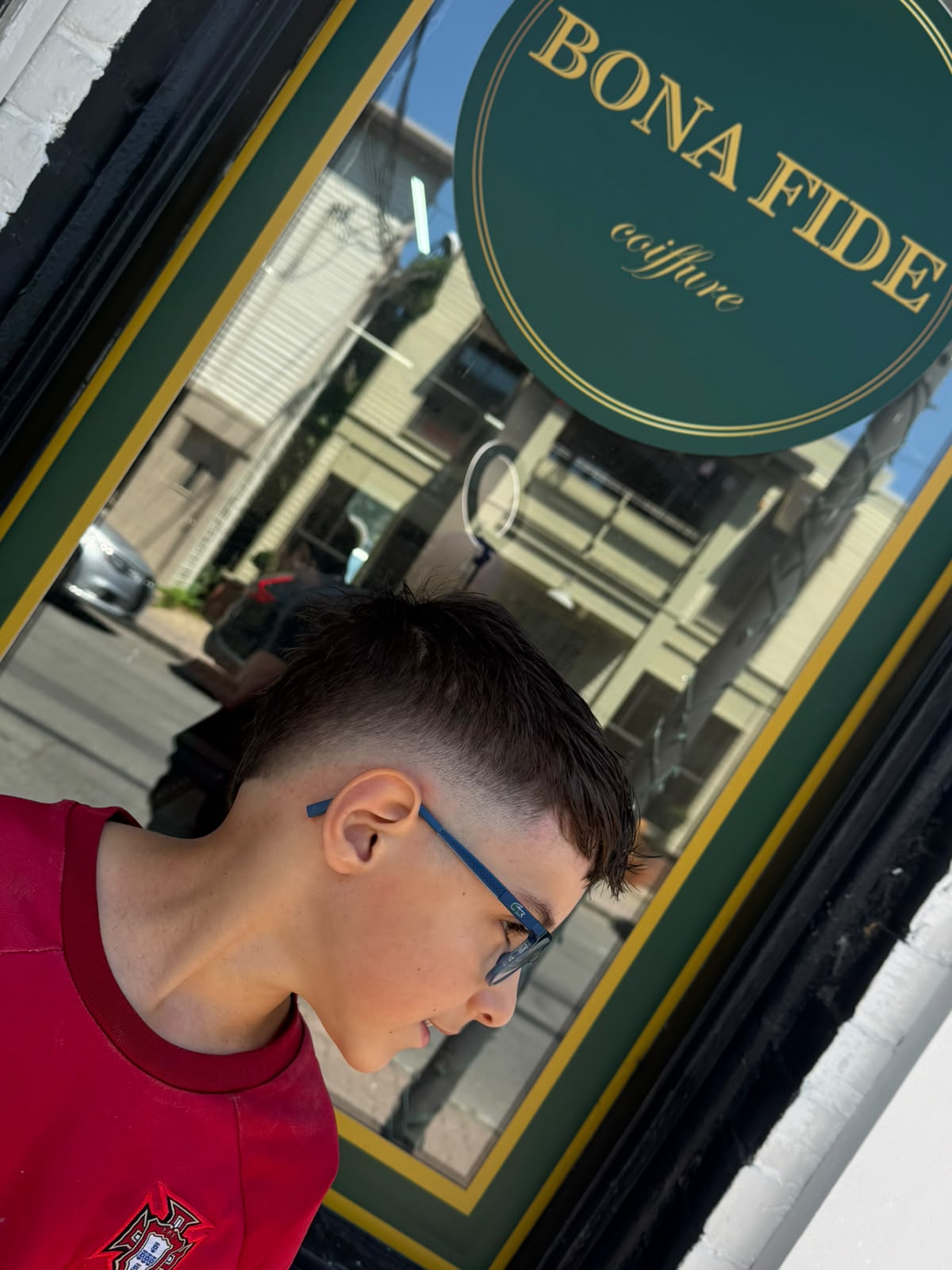 Skin fade profile view
